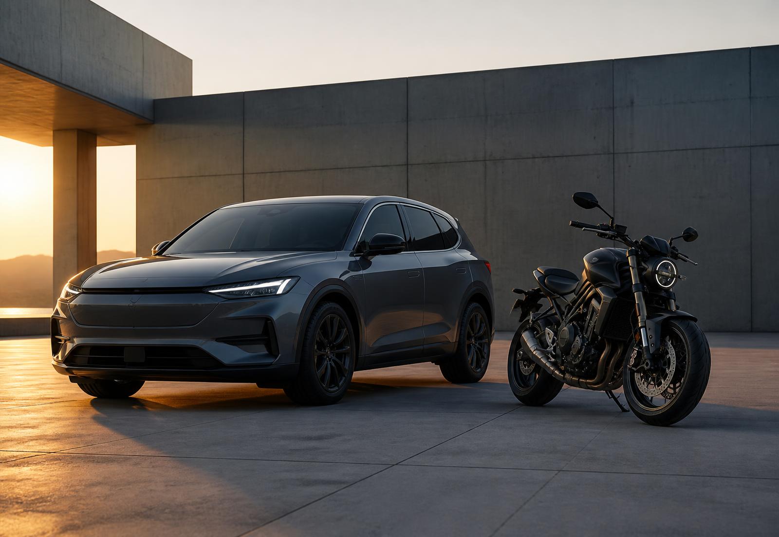 Auto e moto premium pronte per la consegna al cliente